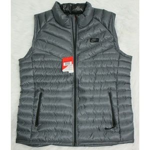 Nike Jackets & Coats | Nike Mens Puffer Vest Gray 55 Fill Down | Poshmark
